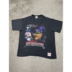 Vintage Nutmeg Mills Dale Earnhardt Intimidator NASCAR Tee, Made In USA Size XL